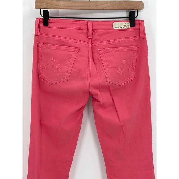 AG Adriano Goldschmied Jeans Calypso The Stilt Cigarette Women’s Size 26 Pink - Picture 7 of 12